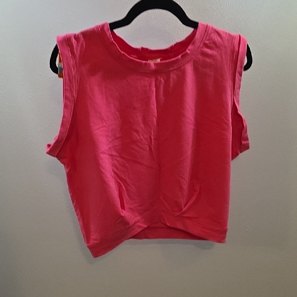 Sleeveless Pink Top